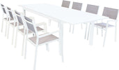 ARGENTUM---set-tavolo-da-giardino-allungabile-220/280x100-compreso-di-8-poltrone-in-alluminio-Bianco-Milani-Home