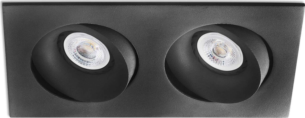 ARGÓN RCT Lampada incasso orientabile nera Illuminazione/Illuminazione per interni/Luci da incasso/Portafaretti da incasso Led Mall Home - Napoli, Commerciovirtuoso.it