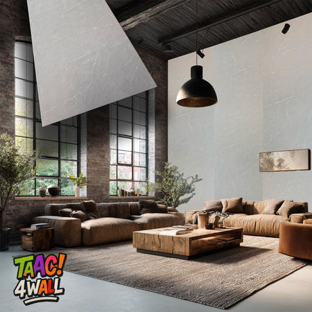 €16,99mq TAAC! 4WALL pacco da 5,76mq (4 pannelli) rivestimento a parete SPC Click 5x600x2400mm ARIES