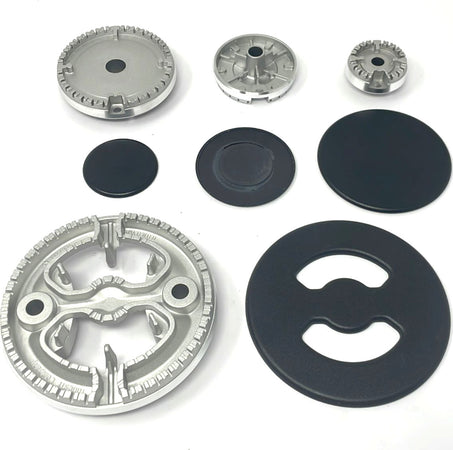 ARISTON HOTPOINT INDESIT KIT BRUCIATORI 3 FUOCHI + TRIPLA CORONA OPACHI Casa e cucina/Utensili da cucina/Bruciatori da cucina Rossi Ricambi - Venetico Marina, Commerciovirtuoso.it