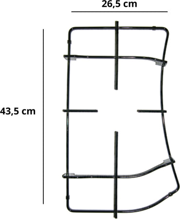 ARISTON INDESIT GRIGLIA CUCINA 1 FUOCO SINISTRA CM.43,5 X 26,5 C00097495 - PH760 Casa e cucina/Grandi elettrodomestici/Accessori e parti di ricambio/Ricambi e accessori per piani cottura/Griglie per piani cottura Rossi Ricambi - Venetico Marina, Commerciovirtuoso.it