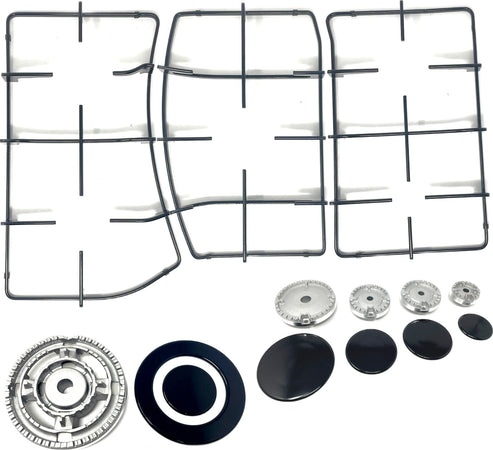 ARISTON INDESIT KIT RINNOVO GRIGLIE + BRUCIATORI SPARTIFIAMMA CUCINA PH750T Casa e cucina/Utensili da cucina/Bruciatori da cucina Rossi Ricambi - Venetico Marina, Commerciovirtuoso.it