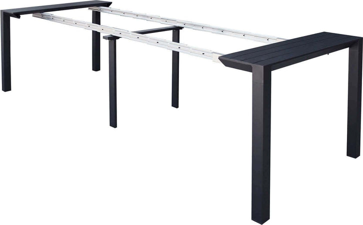 ARIZONA---set-tavolo-in-alluminio-cm-85-x-51,50/104/156/208/260-x-74-h-con-8-sedute-Antracite-Milani-Home