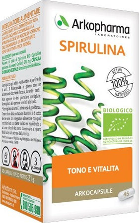 ARKOCAPSULE®-SPIRULINA-BIO-integratore-alimentare-45-capsule-Arkopharma