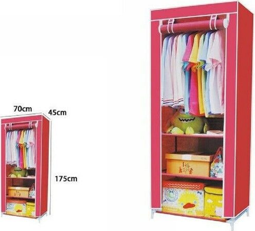 Armadio Guardaroba Tessuto Tnt 70 X 45 X 175cm Cabina Appendiabiti Acciaio 69067 Casa, arredamento e bricolage > Soluzioni salvaspazio > Armadi e Scarpiere portatili Trade Shop italia - Napoli, Commerciovirtuoso.it