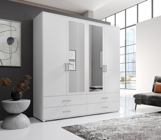 armadio-moderno-per-camera-da-letto-4-ante-battenti-in-legno-4-cassetti-specchio-bianco-HBV2651,243SD5