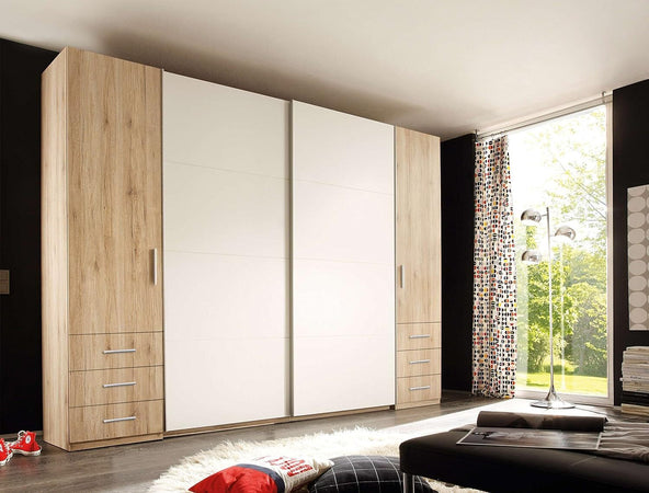 armadio-moderno-per-camera-da-letto-4-ante-scorrevoli-in-legno-grande-bianco-marrone-chiaro-FGG2651,12544R