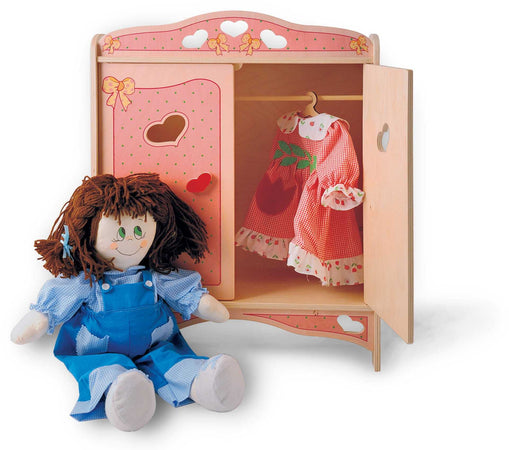 Armadio per bambole - Rosa