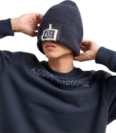 ARMANI-EXCHANGE-Maglie-Blu-da-uomo