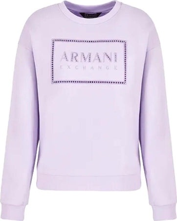 ARMANI-EXCHANGE-Maglie-Lilla-da-donna