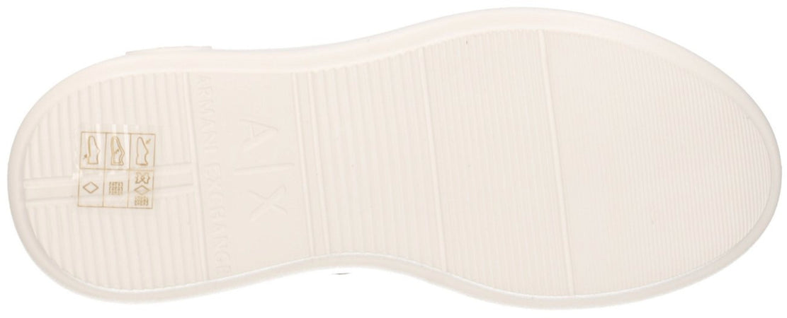 Armani Exchange Sneakers Donna in pelle XDX108 XV788 T781 Bianca e Azzurra