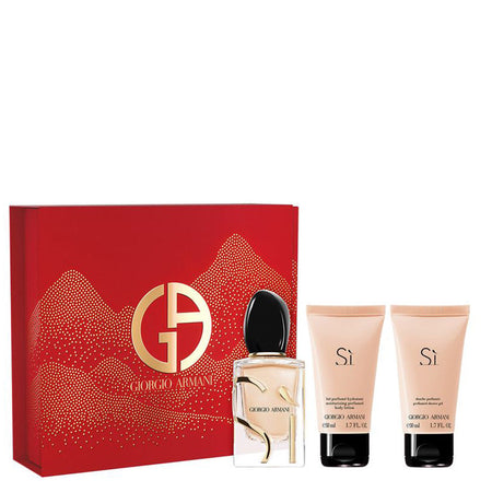 GIORGIO ARMANI sì eau de parfum cofanetto '24 (50ml + crema c. 50ml + gel doccia 50ml)