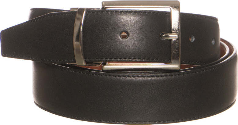Arrigo---Cintura-Reversibile-Liscia-Ruggine-e-Nero-In-Vera-Pelle-di-Vitello-Double-fast