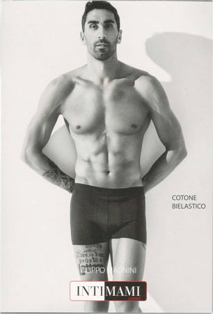 3x Boxer uomo in cotone bielastico Intimami IUB 51 3 Slip Mutande Uomo in Cotone Nere Con Elastico BOXER UOMO L'Orchidea - Siderno, Commerciovirtuoso.it