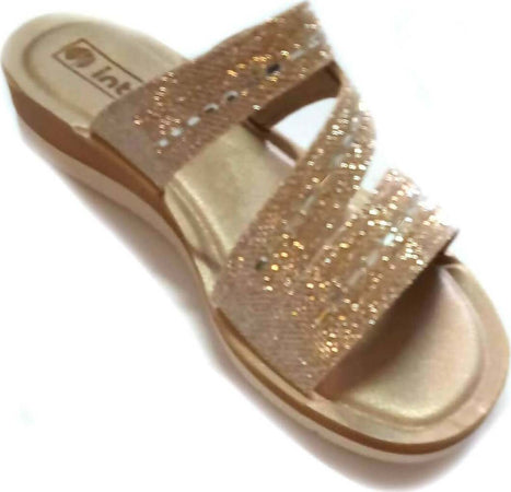 Art. Bv000025 Ciabbatta Donna Doppia Fascia Con Strass Moda/Donna/Scarpe/Sandali e ciabatte/Sandali sportivi L’Orchidea - Siderno, Commerciovirtuoso.it