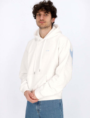 ARTE-Felpa-Leggera-Cappuccio-Uomo-Hank-Back-Multi-Runner-Hoodie-White-da-uomo