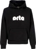ARTE-Felpa-Leggera-Cappuccio-Uomo-Hannes-Bau-Logo-Hoodie-Black-da-uomo