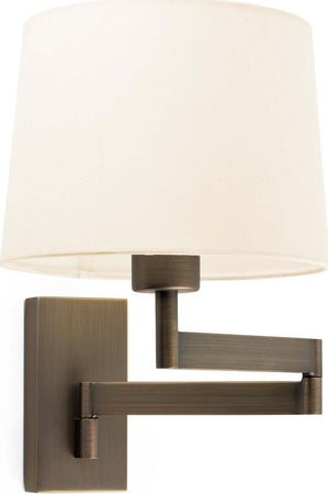 ARTIS Lampada da parete con braccio snodabile bronzo/beige Illuminazione/Illuminazione per interni/Illuminazioni per pareti/Applique Led Mall Home - Napoli, Commerciovirtuoso.it