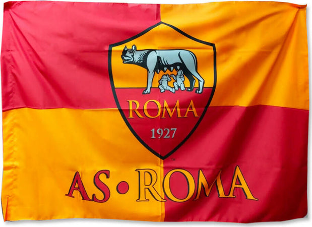 As Roma Bandiera Della Roma 100 X 150cm Prodotto Ufficiale Con Ologramma Del Club Sport e tempo libero/Fan Shop/Calcio/Bandiere e gagliardetti Il Distintivo - Pesaro, Commerciovirtuoso.it