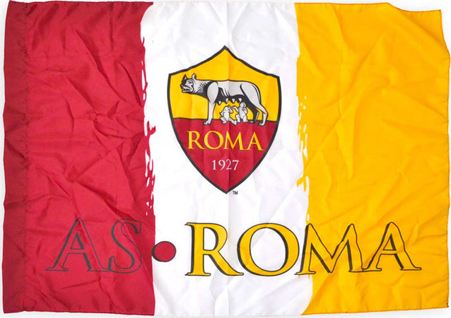 As Roma Bandiera Della Roma Ufficiale Con Ologramma Del Club 100 X 150 Cm Sport e tempo libero/Fan Shop/Calcio/Bandiere e gagliardetti Il Distintivo - Pesaro, Commerciovirtuoso.it