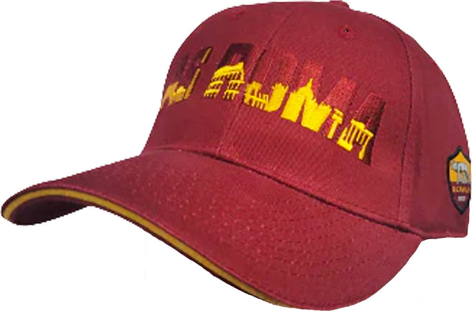 As Roma Cappellino Ufficiale Regolabile Cappello Con Visiera As Roma Sport e tempo libero/Fan Shop/Abbigliamento/Accessori/Cappelli e berretti/Berretti da baseball Il Distintivo - Pesaro, Commerciovirtuoso.it