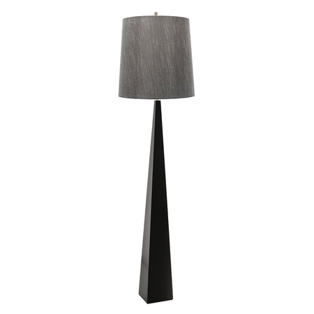 Piantana Contemporanea Ascent Acciaio Nero 1 Luce E27