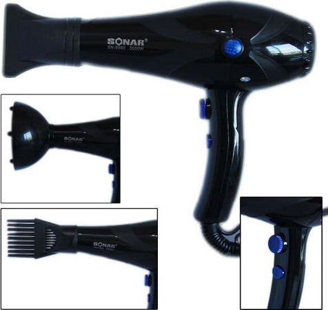 Asciugacapelli Con Diffusore E Beccuccio Phon 5000 Watt Capelli Parrucchiere Bellezza/Cura dei capelli/Strumenti per lo styling/Asciugacapelli e accessori/Asciugacapelli Trade Shop italia - Napoli, Commerciovirtuoso.it