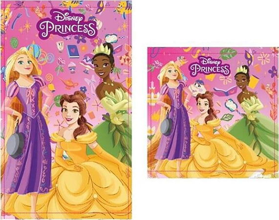 Asciugamani-Bagno-In-Spugna-Disney-Personaggi-Bambini-Set-2-Asciugamani-Bagno-Cotone-100%-Set-2-Pezzi,-Prodotto-Ufficiale