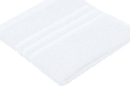 Asciugamano in spugna 50 x 100 cm Bianco Casa e cucina/Tessili per la casa/Biancheria da bagno/Asciugamani/Asciugamani viso-mani Scontolo.net - Potenza, Commerciovirtuoso.it