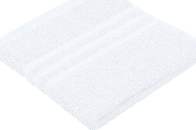 Asciugamano in spugna 50 x 100 cm Bianco Casa e cucina/Tessili per la casa/Biancheria da bagno/Asciugamani/Asciugamani viso-mani Scontolo.net - Potenza, Commerciovirtuoso.it
