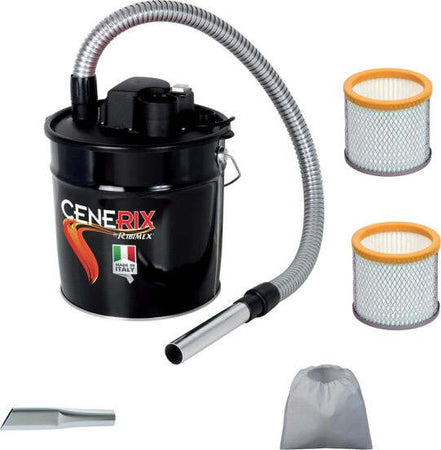 Aspiracenere-Ribitech-Cenerix-1200w-18-Lt-Bidone-Cenere-Stufe-Pellet-Camino