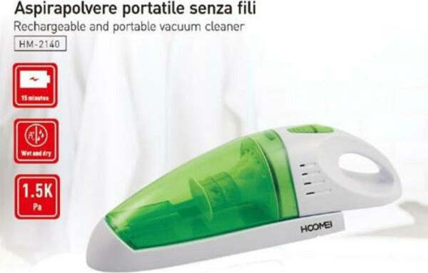 Aspirapolvere-Cordless-35-Watt-Aspira-Liquidi-Polvere-Briciole-Ricaricabile