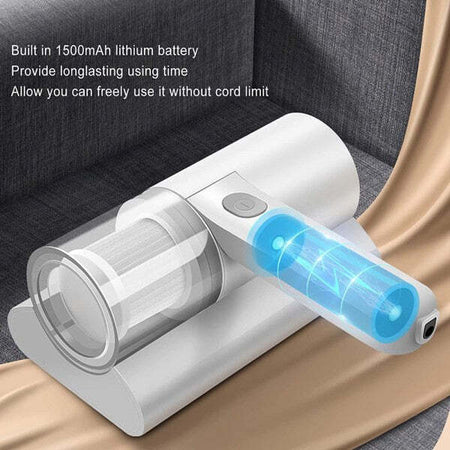 Aspirapolvere-Senza-Fili-Portatile-Ideale-Per-Tessuti-Letto-Cuscini-Divani-Tende