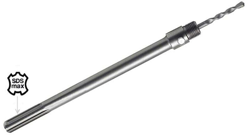 Asta Barra 60 Cm Attacco Grande Max Prolunga 600 Mm Per Fresa Carotatrice Tazza Punte Trapano Tools