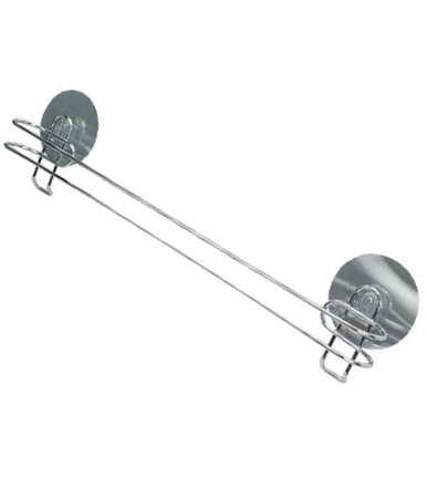 Asta Barra Porta Asciugamani 45 Cm Montaggio A Parete Bagno Con Biadesivo 79845