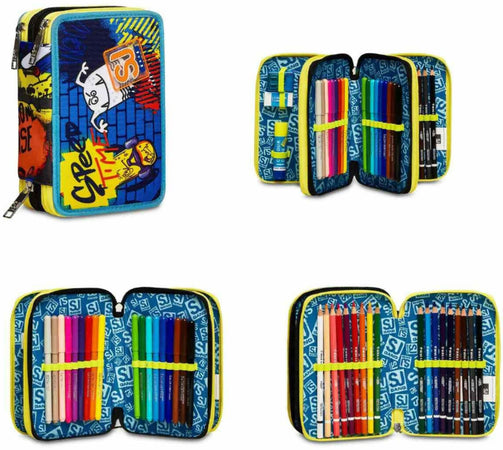 Astuccio 3 zip - critty boy