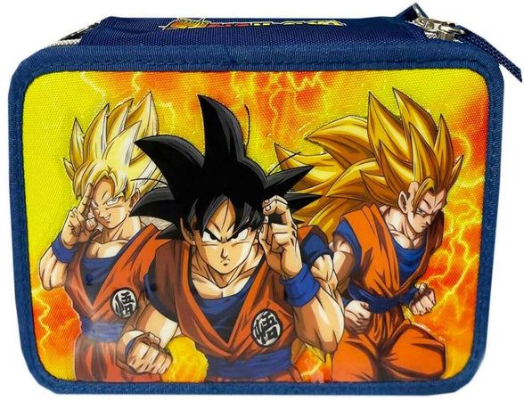 Astuccio Completo Corredo 3 Zip Dragonball per La Scuola Franco Cosimo Panini