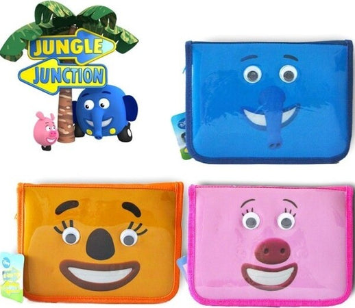 Astuccio-In-Giro-Per-La-Giungla-Jungle-Junction-Con-Accessori-Scuola