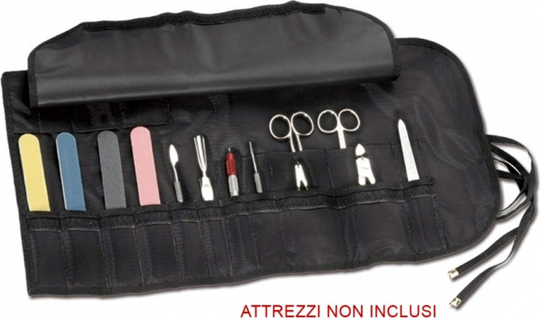 ASTUCCIO PORTA ATTREZZI 24 TASCHE CON PATELLA ROLL ON PER ESTETISTA PARRUCCHIERE Bellezza/Accessori e strumenti di bellezza/Portatrucchi/Beauty case e contenitori/Pochette portatrucchi Trade Shop italia - Napoli, Commerciovirtuoso.it