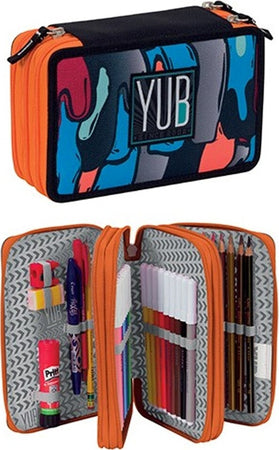 ASTUCCIO PORTAPASTELLI SCUOLA 3 ZIP YUB MURALES PASTELLI PENNARELLI ARANCIO BLU Cancelleria e prodotti per ufficio/Scuola e materiale didattico/Materiale scolastico/Cartelle e zaini per la scuola/Astucci Trade Shop italia - Napoli, Commerciovirtuoso.it