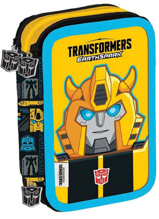 Astuccio Scuola Transformers 3 Zip Completo