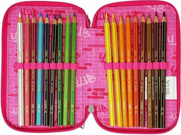 Astuccio Triplo Seven Yub Murales Accessorio Scuola Portapastelli Pennarelli Cancelleria e prodotti per ufficio/Scuola e materiale didattico/Materiale scolastico/Cartelle e zaini per la scuola/Astucci Trade Shop italia - Napoli, Commerciovirtuoso.it