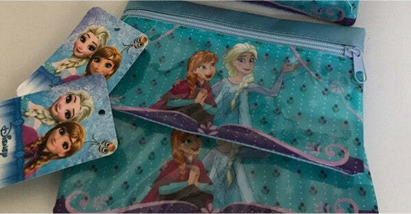Astuccio-Zip-Portapastelli-Frozen-Anna-E-Elsa-Portapenne-Porta-Trucco-Scuola