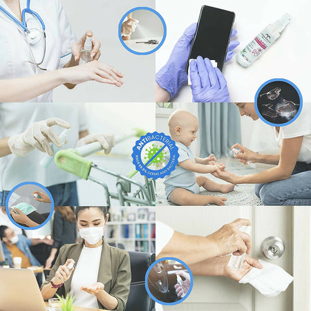 Atokirina Safespray Igienizzante Mani E Superfici 70% Alcool Con Aloe Vera Agisce Rapidamente Senza Risciacquo Antibatterico Protegge Da Virus E Batteri
