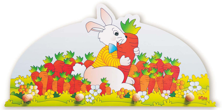 Attaccapanni - Coniglio Da Muro per Cameretta Bambini Dida