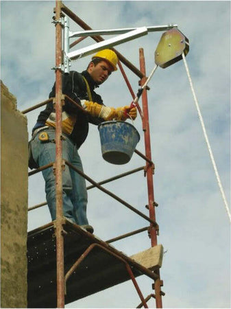 Attacco a palo per carrucola di sicurezza con portata massima di 50 kg Fai da te/Prodotti per la costruzione/Prodotti per il trasporto materiali/Sollevamento e trazione/Carrucole La Zappa - Altamura, Commerciovirtuoso.it
