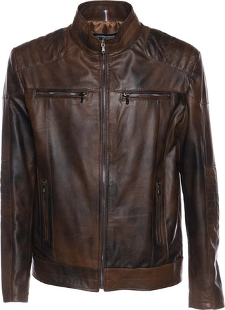 Attila---Biker-Uomo-Marrone-in-vera-pelle