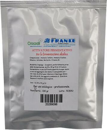 Attivatore fermentativo lievito per la fermentazione alcolica del vino 100 gr Casa e cucina/Produzione di birra e vino artigianali/Conservazione La Zappa - Altamura, Commerciovirtuoso.it