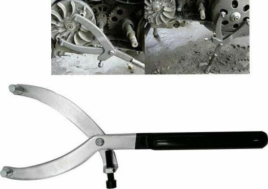Attrezzo-Moto-Chiave-Blocca-Volano-Variatore-Ventola-Puleggia-Campana-Universale