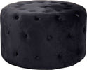 AURA---pouf-rotondo-in-velluto-Nero-Milani-Home